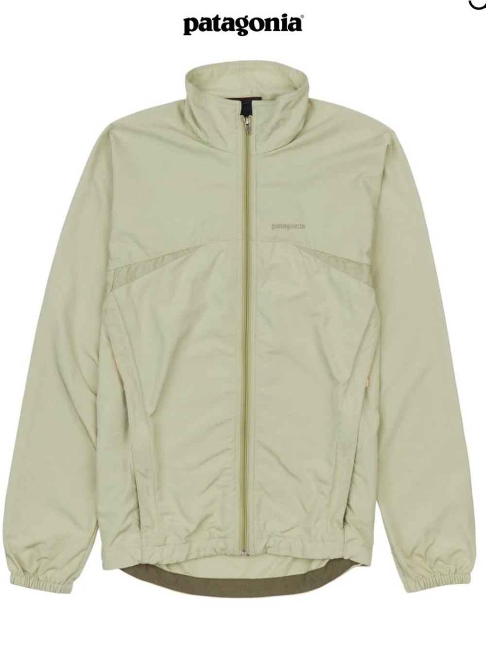 Vintage Patagonia Integral Lightweight Full-Zip Jacket in Celery Green